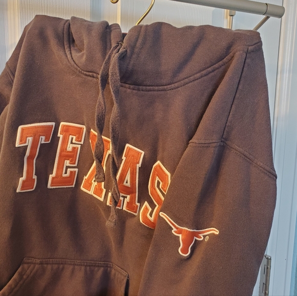 Women's Medium Gray UT Longhorn University of Texas Sweatshirt Hoodie - Picture 2 of 4